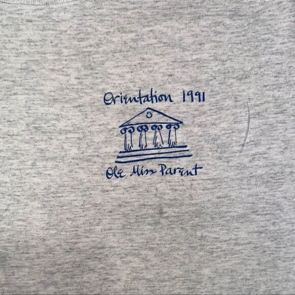 Vintage Ole Miss 1991 Orientation T-Shirt - Picture 2 of 5